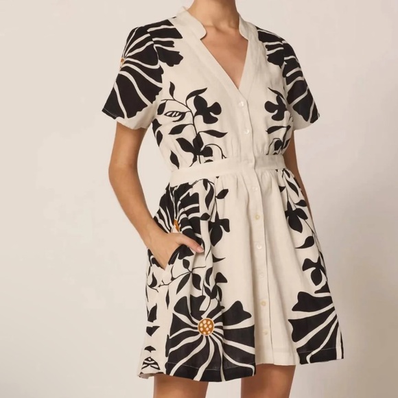 Cleobella Beatrice Mini linen blend DressNWT Size XS - Picture 1 of 12